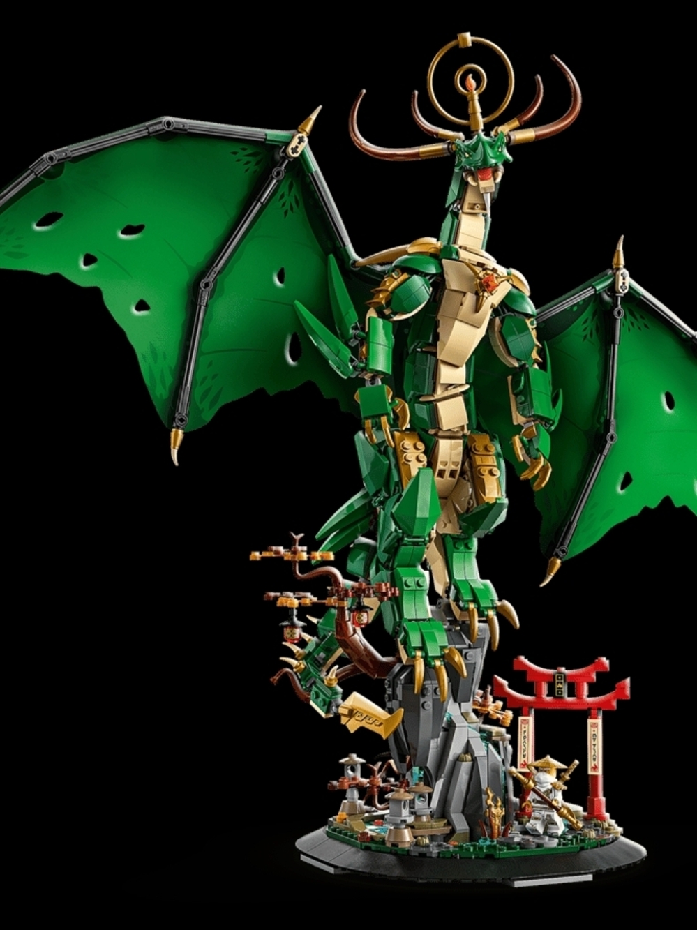 Generic Ninjago The Guardian Dragon 71847 Complete Set 1650 pcs | No Box